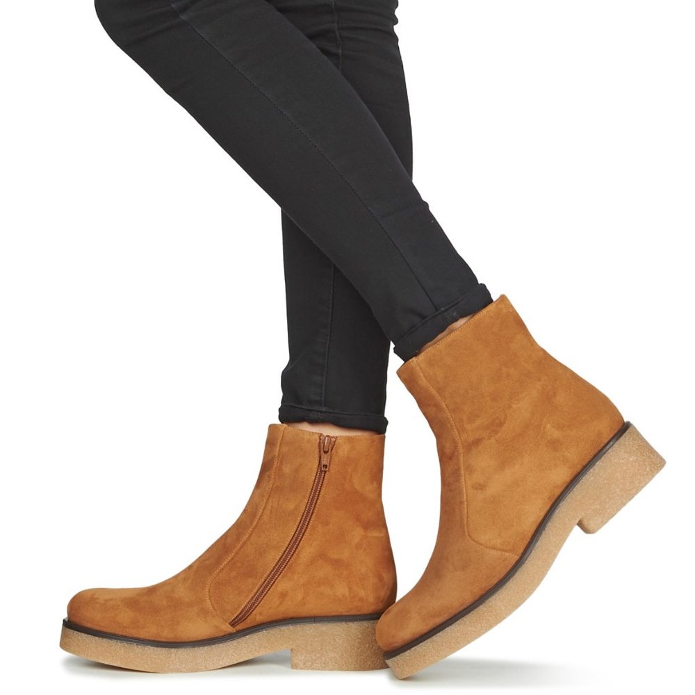 Chie Mihara Suede Platform Boots 38.5